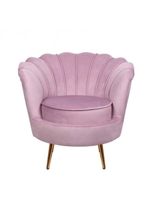 Кресло Pearl pink велюр