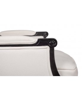 Мягкое полукресло с подлокотниками Tous white