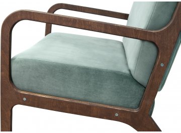 Низкое кресло Mody Green