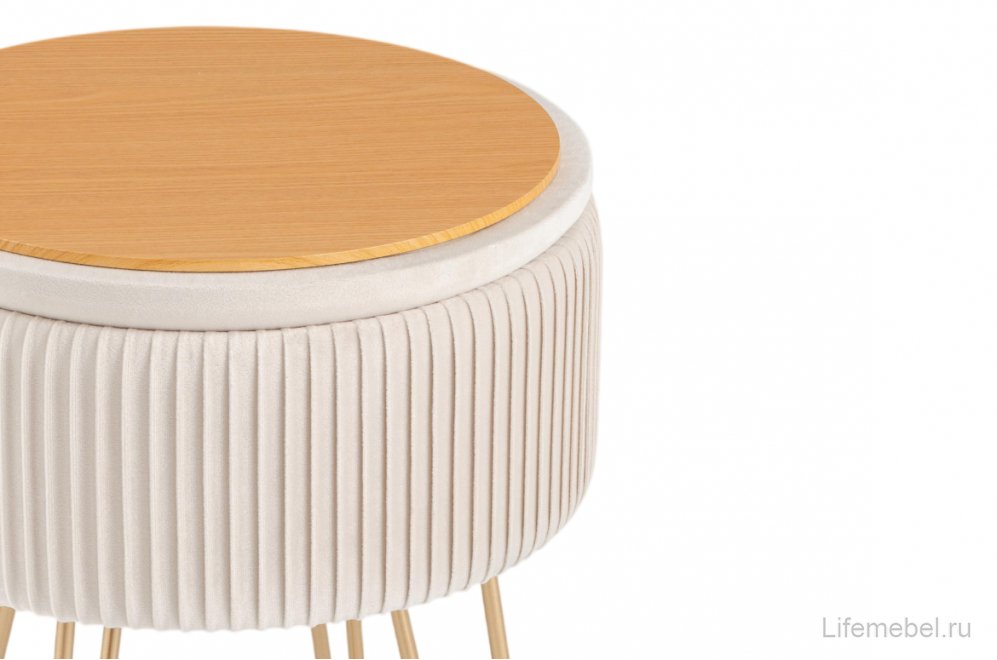 Пуф Вистар бежевый