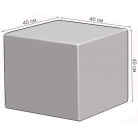 Пуф Куб Стебли бамбука
