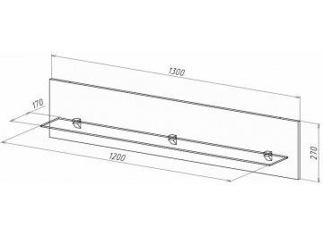 Полка Куба 1710.М4