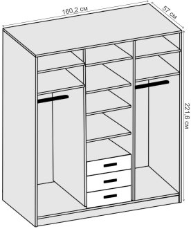 Шкаф-купе арт.010