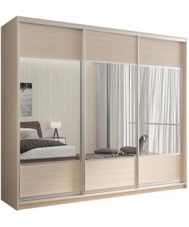 Шкаф-купе Кааппи 6 дуб молочный