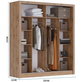 Шкаф-купе Арабеска-1 2 м