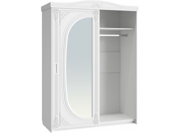 Шкаф-купе Ассоль АС-16 белое дерево