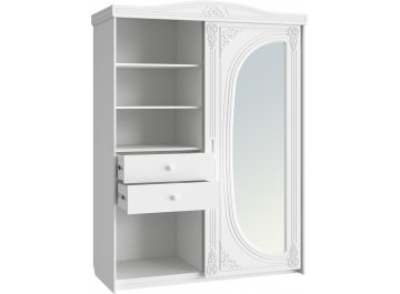 Шкаф-купе Ассоль АС-16 белое дерево