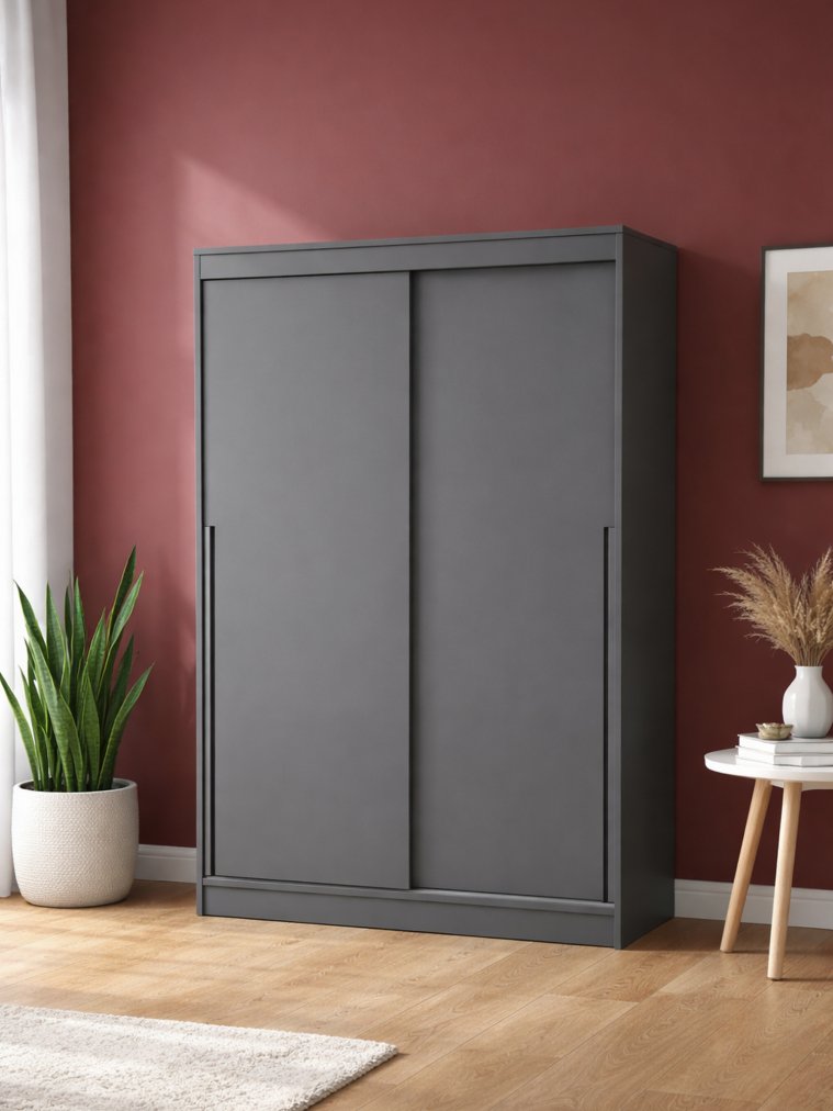 Шкаф-купе Айвор 1,5 м графит