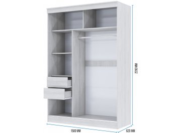 Шкаф-купе Филлиан 1,5 м