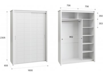 Шкаф-купе Изабель ИЗ-60К