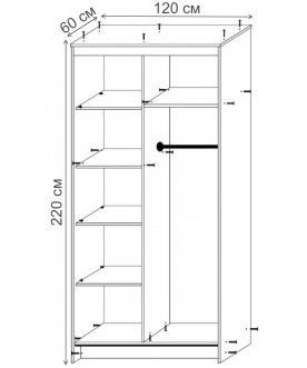 Шкаф-купе Миф-2