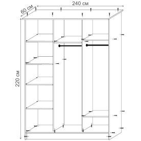 Шкаф-купе Миф-3