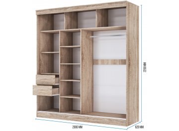 Шкаф-купе Москана-1 2 м