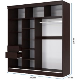 Шкаф-купе Танго-2 2 м