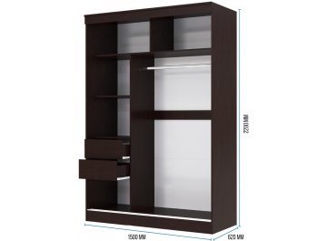 Шкаф-купе Нисса 1,5 м