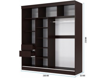 Шкаф-купе Нисса 2 м