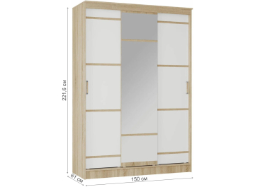 Шкаф-купе Сакура 1.5