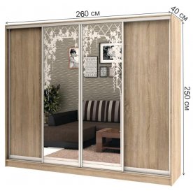 Шкаф-купе Стандарт Комбо 4.3 ШК.013.2600-08 / 18