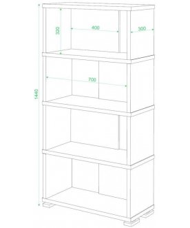 Стеллаж Эланта-10/4