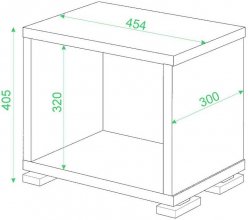 Стеллаж СБ-15/1 венге
