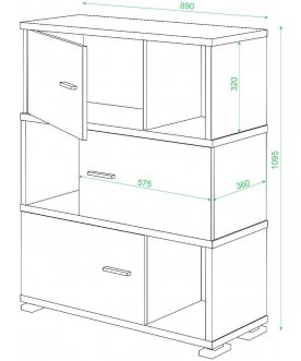Стеллаж СБ-30.3