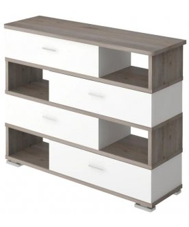 Комод Домино СБ-40/4-ПВК закругленая Н