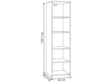 Стеллаж Тизерия