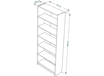 Стеллаж Варма 80