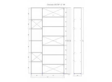 Стеллаж Алстар-12 МХ