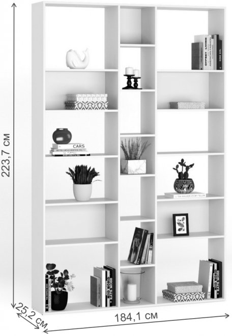 Стеллаж Алстар-14 черный