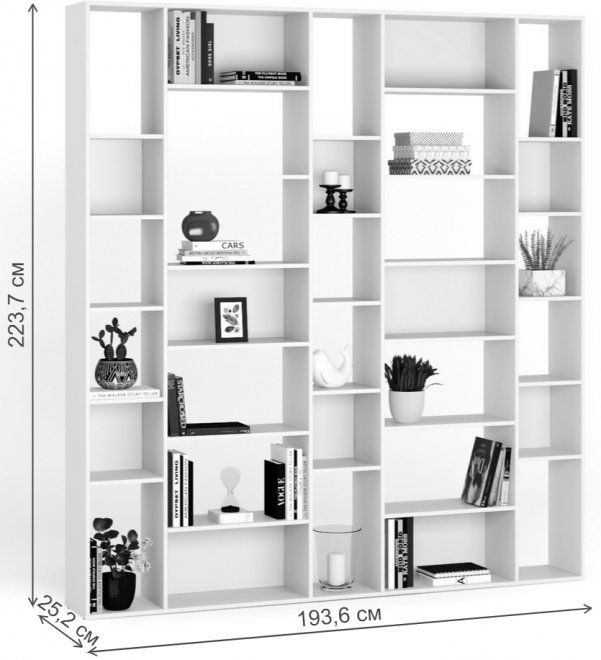 Стеллаж Алстар-17 черный