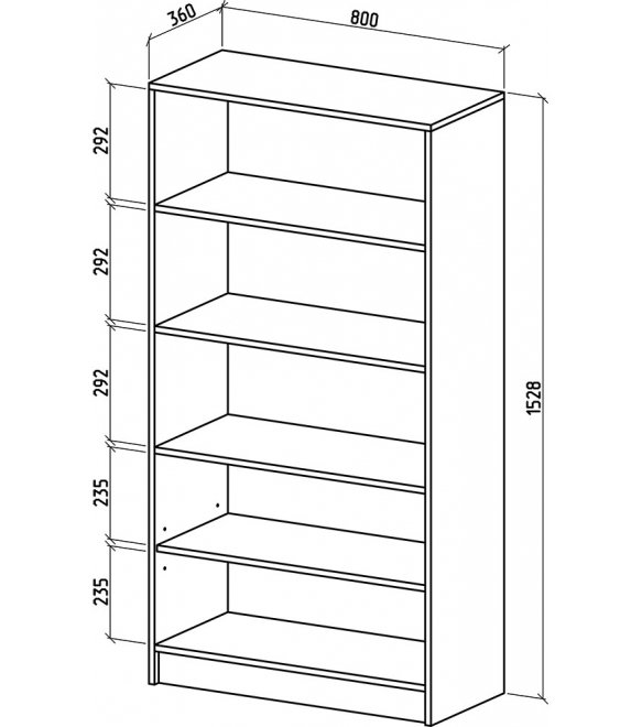 Стеллаж Бостон-3 дуб золотистый