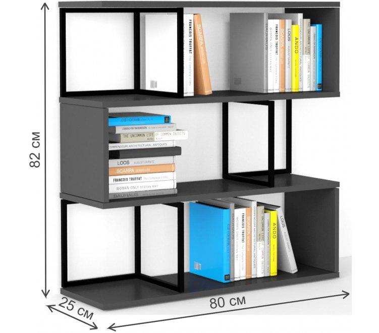 Стеллаж City ST 880 графит