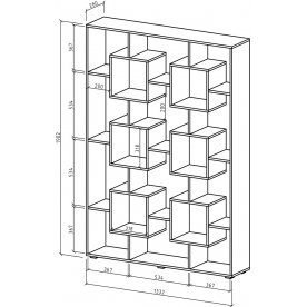 Стеллаж Квадро-2