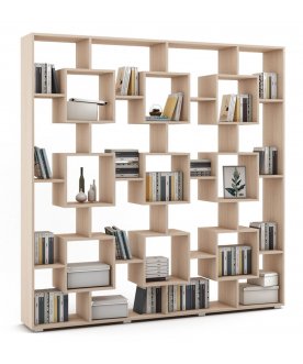 Стеллаж Квадро-1 дуб молочный