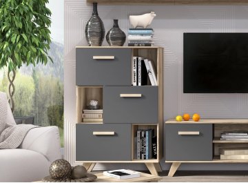 Стеллаж Лаэль Сканди