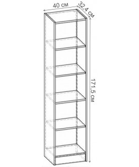 Стеллаж Лайн-45 СТ.051.400-00