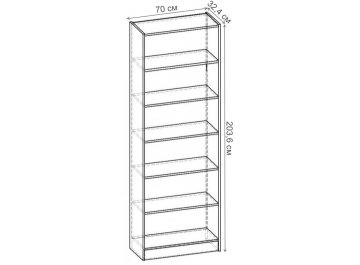 Стеллаж Лайн-76 СТ.052.700-00