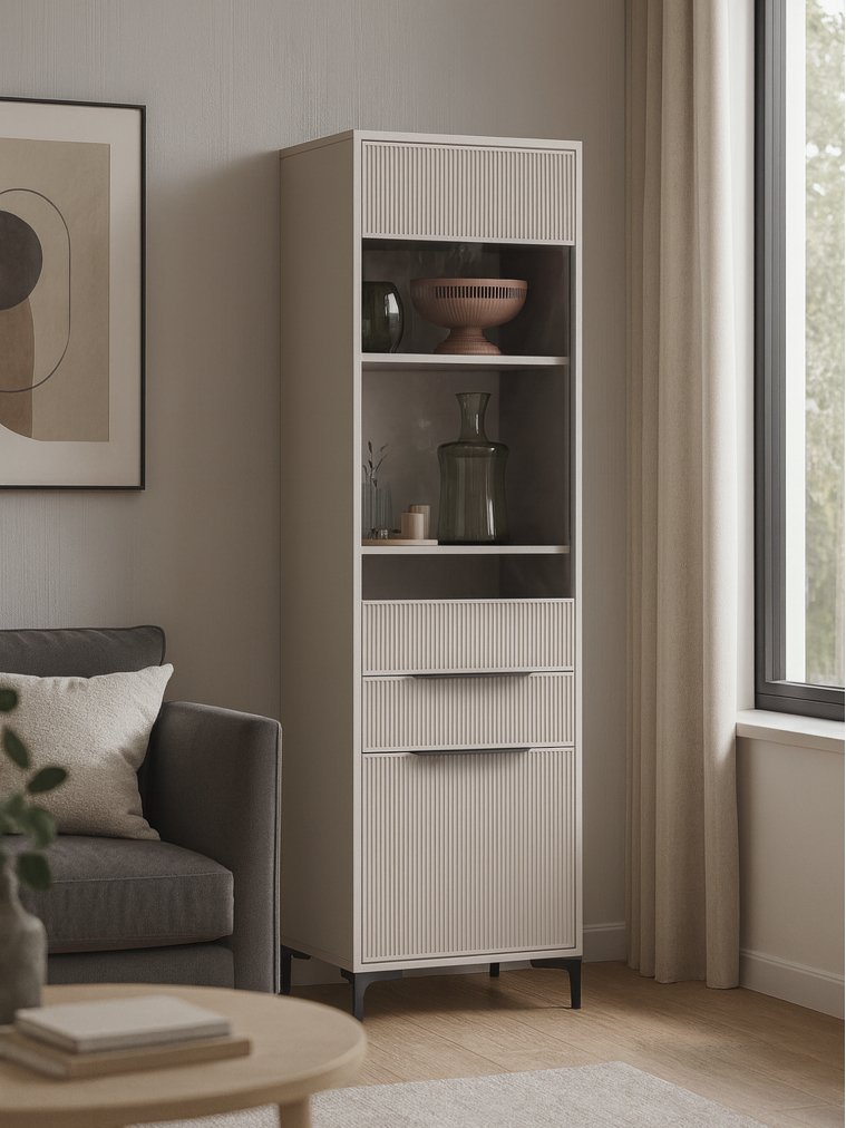 Стеллаж Иадама кашемир / кашемир