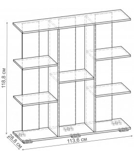 Стеллаж Норд-4.04 СТ.077.1136-00
