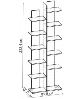 Стеллаж Норд-5.01 СТ.078.816-00