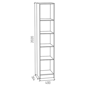 Стеллаж ПРС1