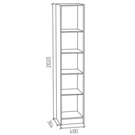 Стеллаж ПРС1