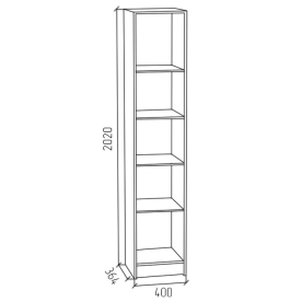 Стеллаж ПРС1