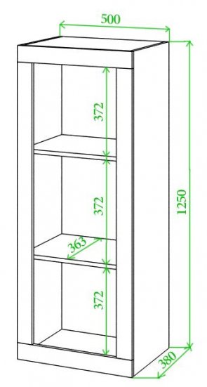 Стеллаж Торевро К карамель