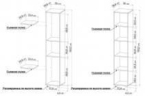 Стеллаж С1 белый