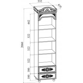 Стеллаж Ассоль плюс АС-43