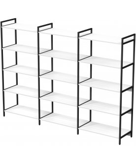 Стеллаж cubos 10СС.4.400 белый / черный