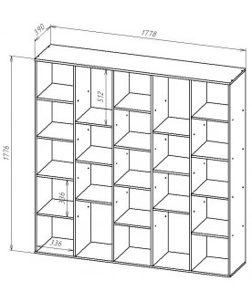Стеллаж СТ175
