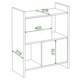 Стеллаж СТЛ-ЗН Ш